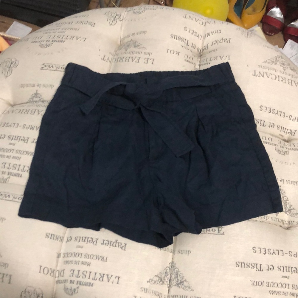 J.Crew Factory Navy blue bow shorts size 4